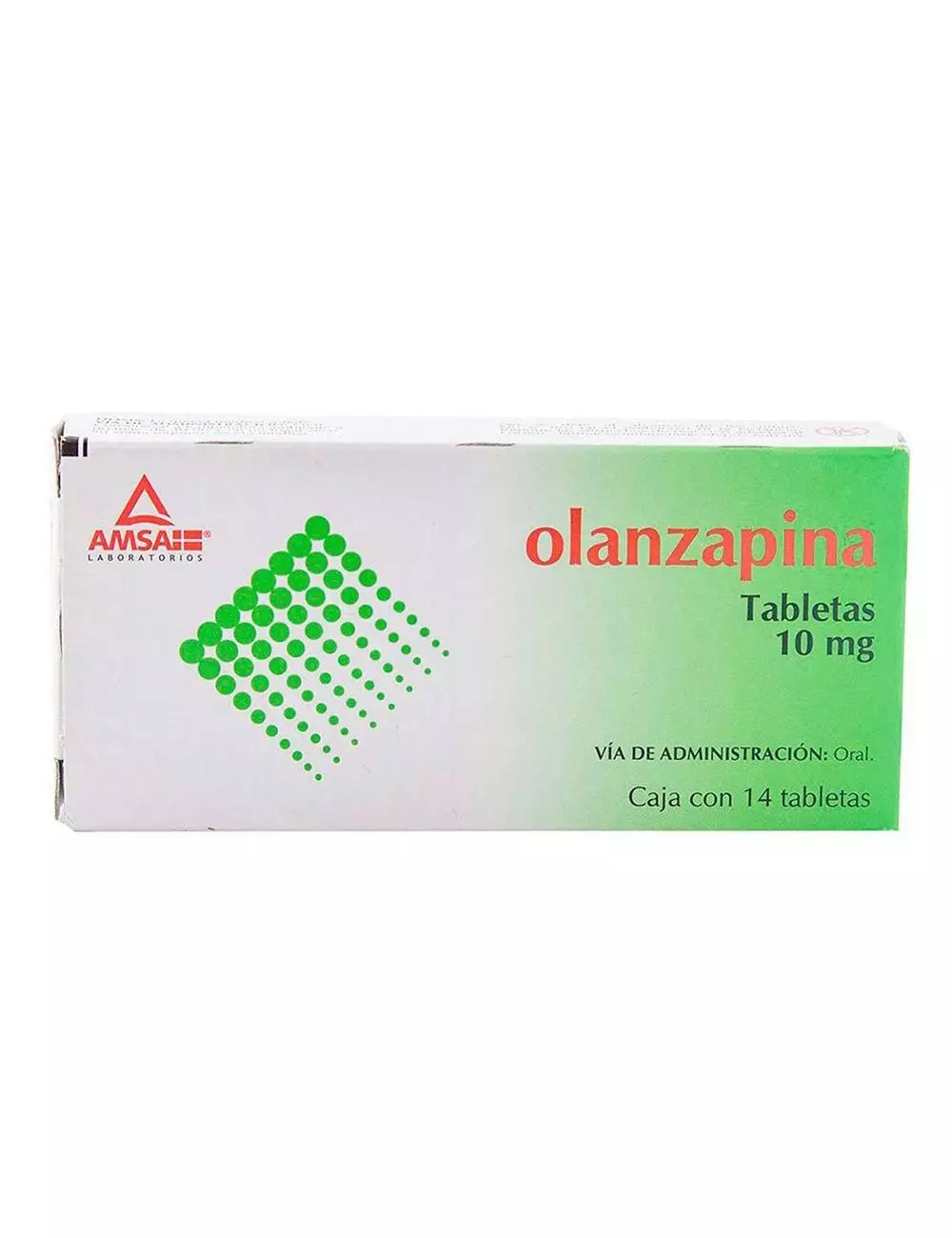 Olanzapina 10 mg Con 14 Tabletas