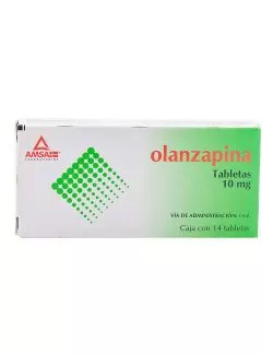 Olanzapina 10 mg Con 14 Tabletas