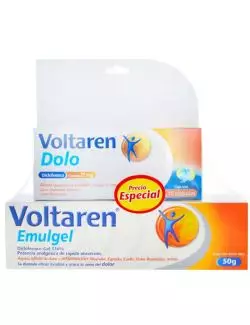 Voltaren Emulgel 50 g + Voltaren Dolo 25 mg 10 Cápsulas