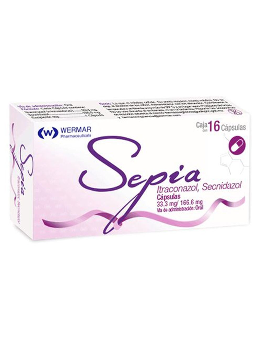 Sepia 33.3 mg/166.6 mg Caja Con 16 Cápsulas