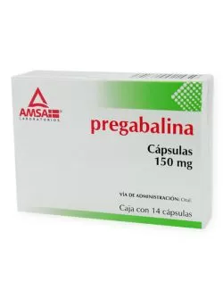 Pregabalina 150 mg Con 14 Cápsulas