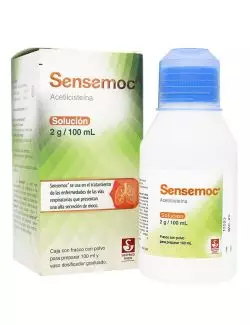 Sensemoc Solución 2g/100 mL Frasco Con Polvo Para 100 mL