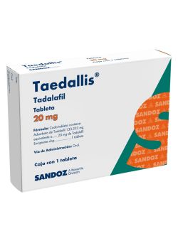 Taedallis 20 mg Caja Con 1 Tableta