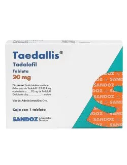 Taedallis 20 mg Caja Con 1 Tableta