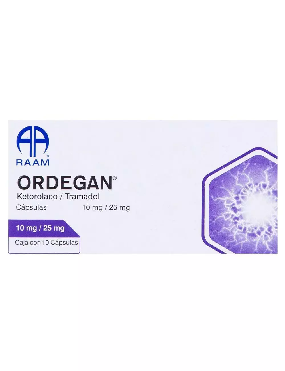 Ordegan 10 mg/25 mg Caja Con 10 Cápsulas