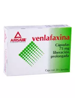 Venlafaxina 75 mg Caja Con 20 Cápsulas De Liberación Prolongada