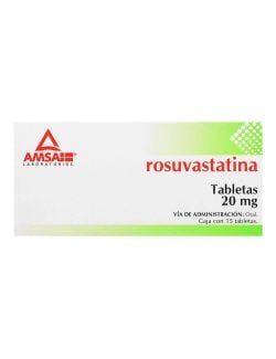 Rosuvastatina 20 mg Con 15 Tabletas