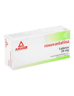Rosuvastatina 20 mg Con 15 Tabletas