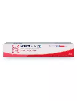 Neurobión DC 100 mg/100 mg/25 mg Con Una Jeringa Prellenada Con 2 mL