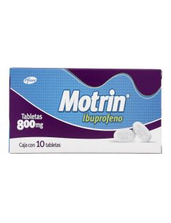Motrin 800 mg Caja Con 10 Tabletas