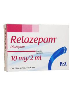 Relazepam 10 mg/2 mL Caja Con 6 Ampolletas - RX1
