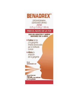 Benadrex Jarabe 150 mL Caja Con Frasco