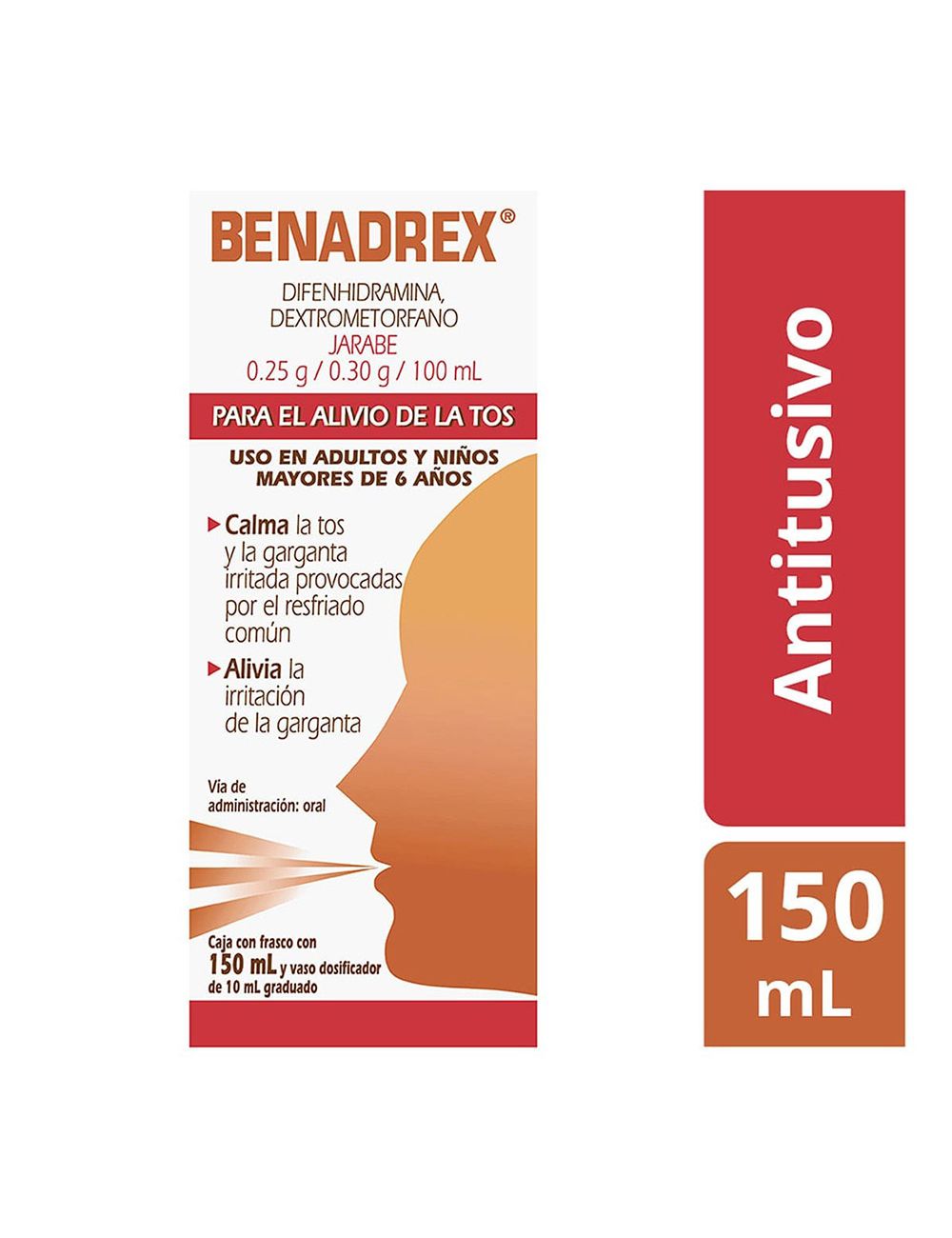 Benadrex Jarabe 150 mL Caja Con Frasco