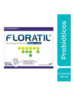 Floratil 250 mg Caja Con 12 Cápsulas