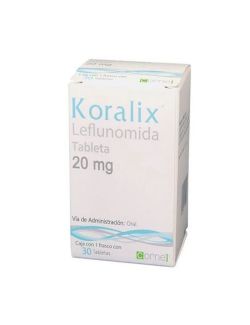 Koralix 20 mg Caja Con 30 tabletas