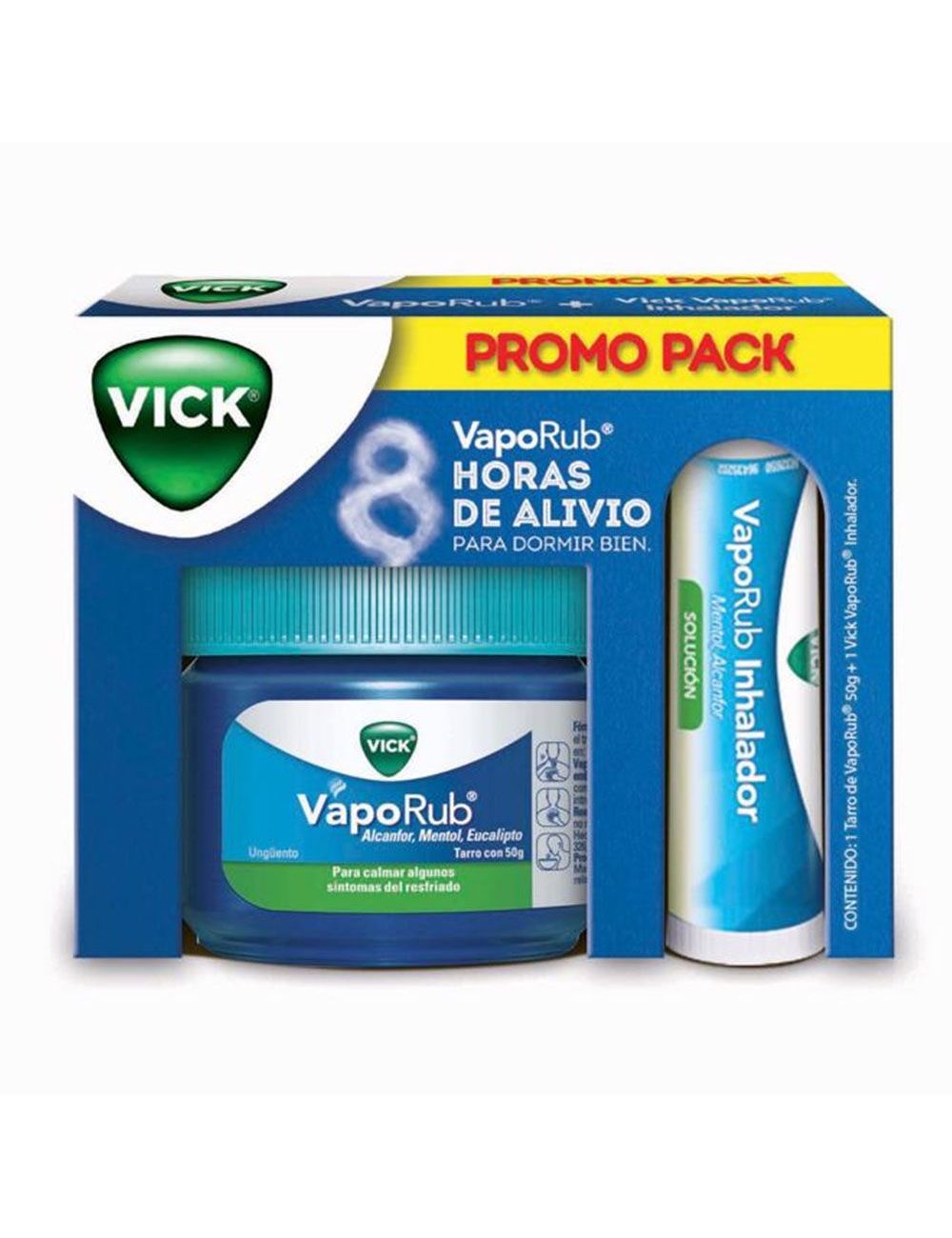 Promo Pack Vaporub Tarro 50 g + Vaporub Inhalador