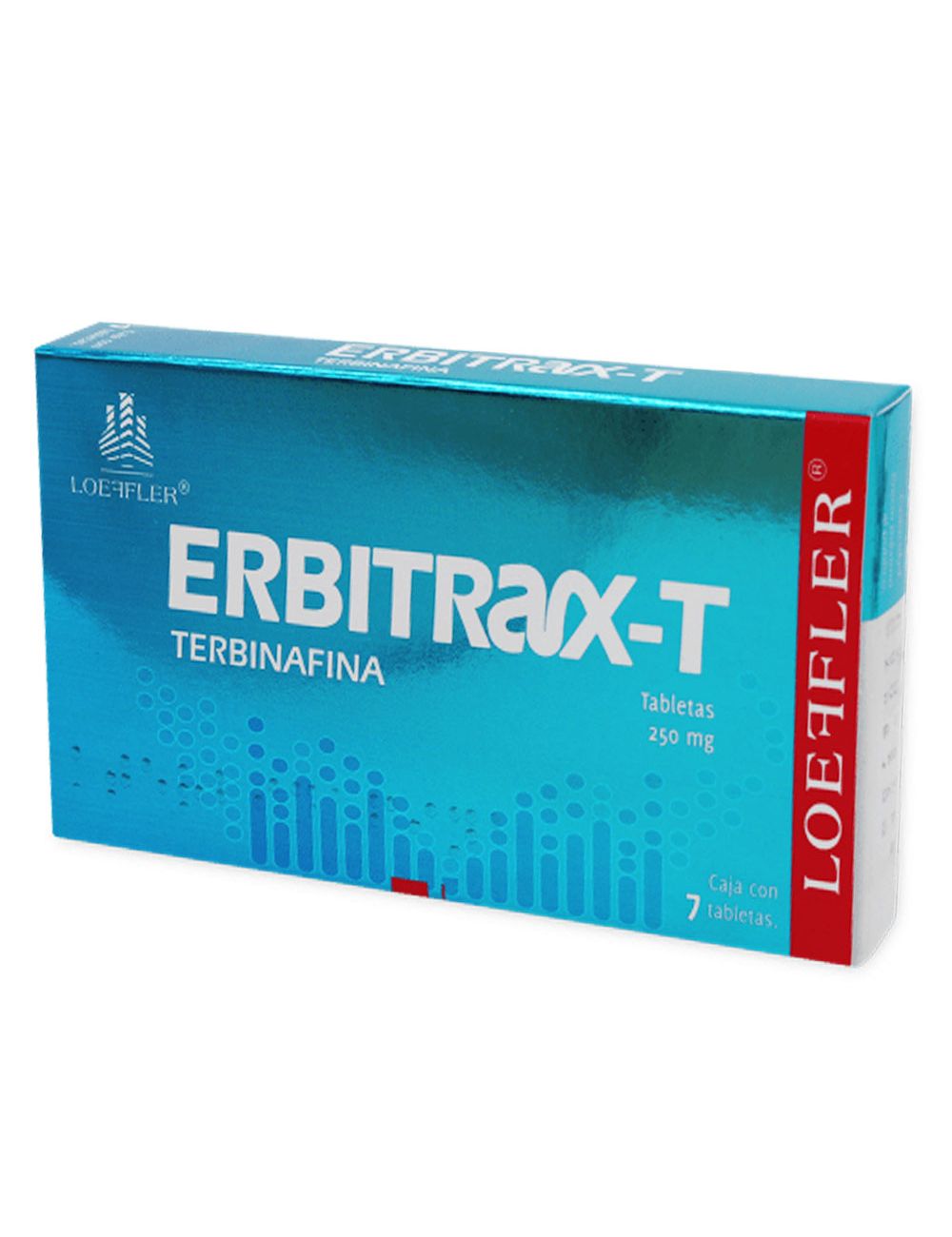 Erbitrax-T 250 mg Caja Con 7 Tabletas