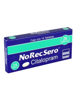 NoRecSero 20 mg Caja Con 14 Tabletas