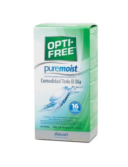 Opti-Free Pure Moist Solución Desinfectante Multipropósito Con 120 mL