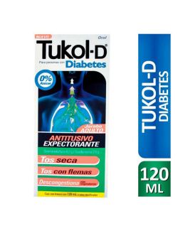 Tukol-D Diabetes Jarabe Caja Con Frasco Con 120 mL