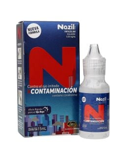 Nazil Solución Oftálmica Contra Irritación Por Contaminación 15 mL