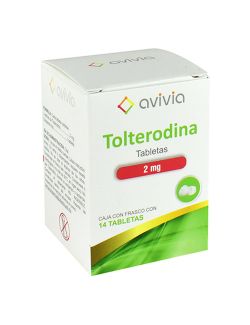 Tolterodina 2 mg Caja Con Frasco Con 14 Tabletas