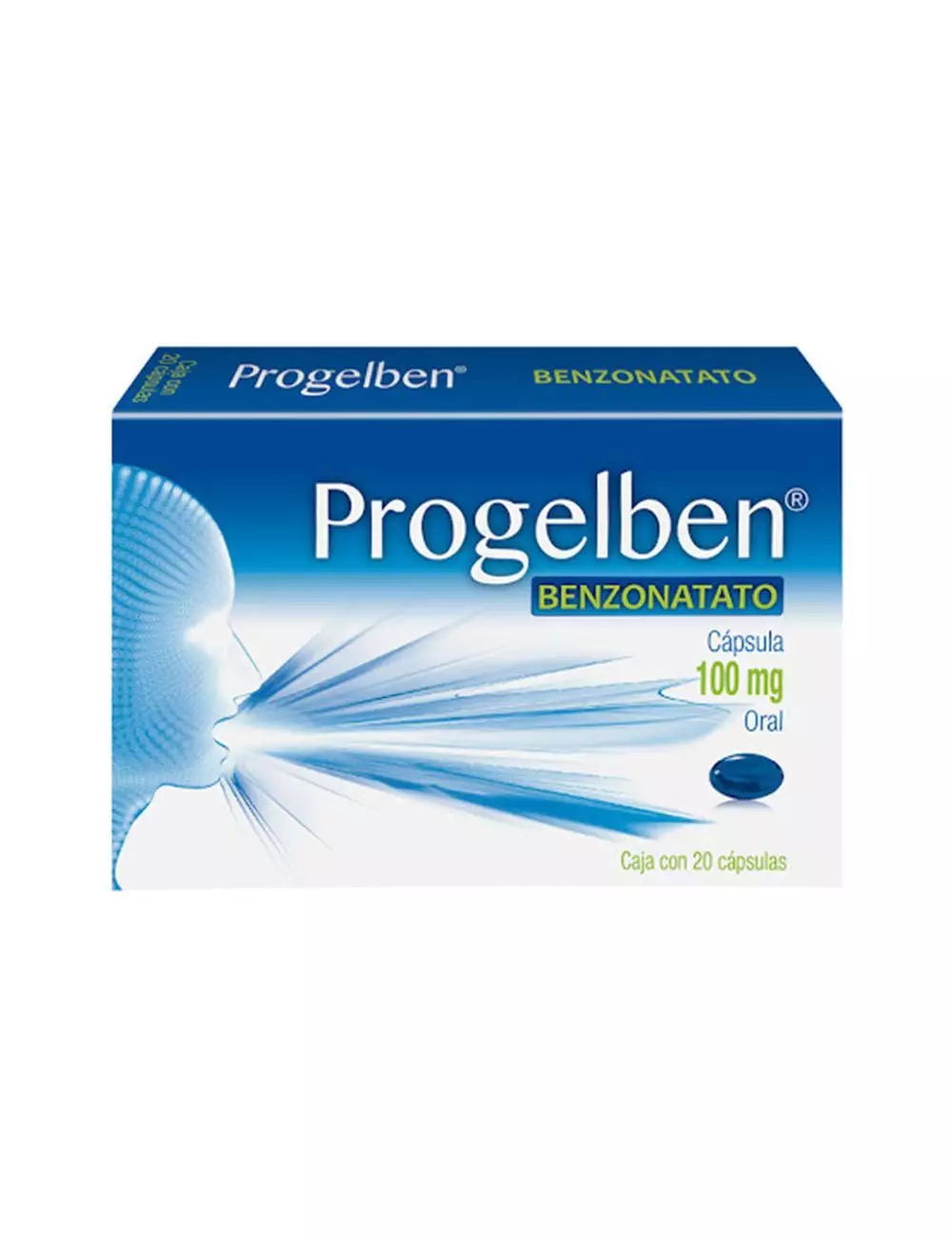 Progelben 100 mg Caja Con 20 Cápsulas