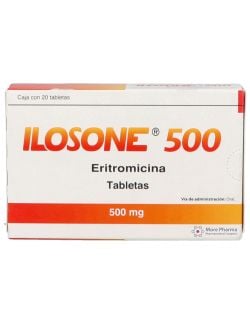 ilosone 500 mg Caja Con 20 Tabletas - RX2