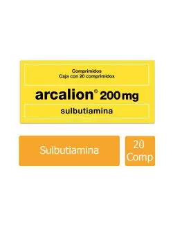 Arcalion 200 mg Caja Con 20 Comprimidos Recubiertos