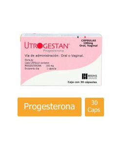 Utrogestan 100 mg Caja Con 30 Cápsulas