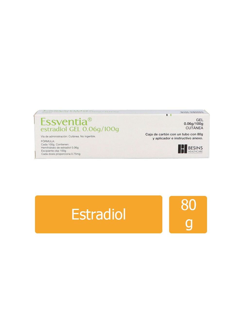 Essventia® 0.06g/100g (Estradiol) - Tubo 80g - Corne