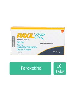 Paxil CR 12.5 mg Caja Con 10 Tabletas