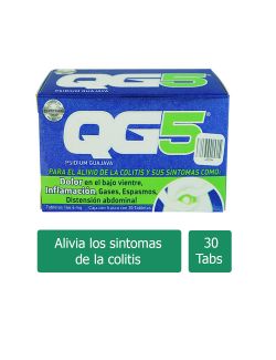 QG5 166.6 mg Caja Con Frasco Con 30 Tabletas