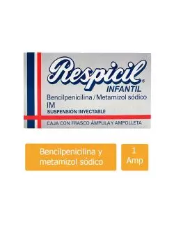 Respicil Infantil Caja Con Frasco Ámpula y Ampolleta - RX2