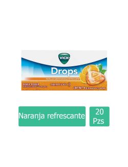 Vick Caja Con 20 Pastillas Sabor Naranja