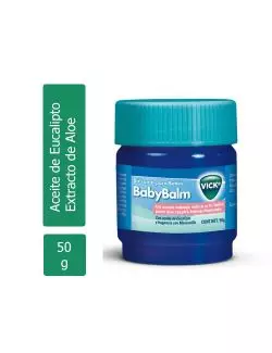 Vick Babybalm Bálsamo Para Bebés Caja Con Tarro Con 50G