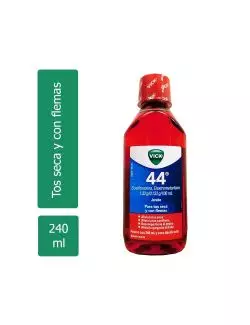 Vick 44 Jarabe para todo tipo de tos Expectorante 240 ml