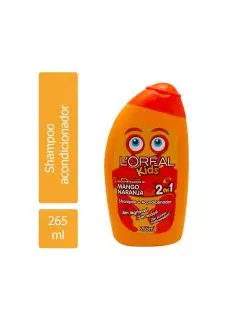 L´oreal Kids Shampoo 2 En 1 Botella Con 265 mL Aroma Mango-Naranja