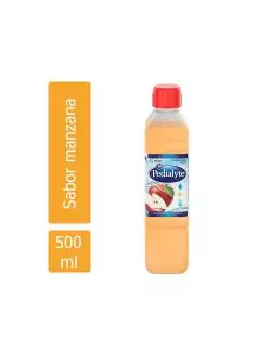 Pedialyte Sabor Manzana Frasco Con 500 mL