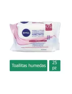 Nivea Con Un Paquete con 25 toallitas