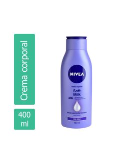 Crema Nivea Soft Milk Con Karite Botella Con 400 mL