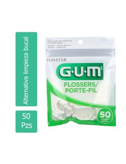 Palillos Gum Con Hilo Dental Bolsa Con 50 Piezas