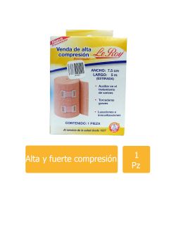 Le Roy Venda De Alta Compresión 7.5cmx5m Caja Con 1