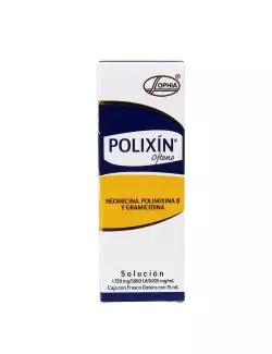 Polixín Ofteno Frasco Gotero Con 15 mL