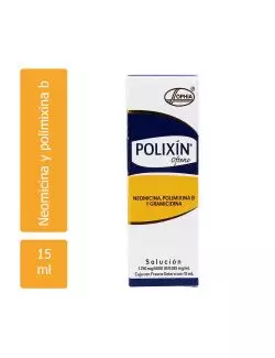 Polixín Ofteno Frasco Gotero Con 15 mL