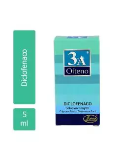 3-A Ofteno 1 mg / mL Caja Con Frasco Gotero Con 5 mL