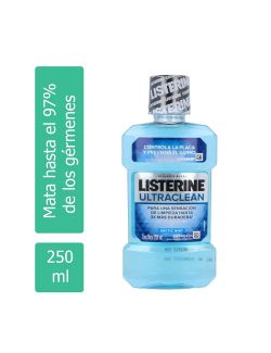Listerine Ultraclean Antiséptico Bucal Botella Con 250mL