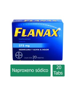 Flanax 275 mg 20 Tabletas