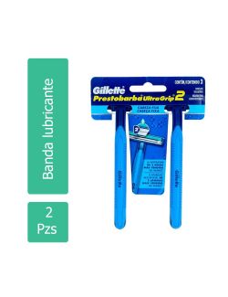 Gillette Prestobarba UltraGrip con 2 Máquinas Desechables