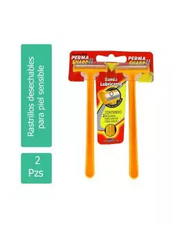 Maquina Para Afeitar Desechable Perma Sharp II Empaque Con 2 Piezas